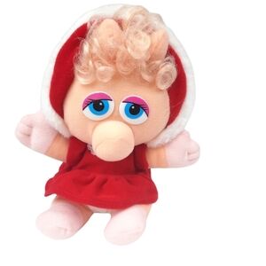 Vintage‎ 1987 McDonald's Christmas Miss Piggy Stuffed 9" Plush Muppets